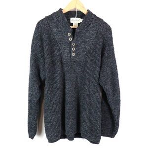 Eddie Bauer Heavy Knit Knitted cotton Sweater size L